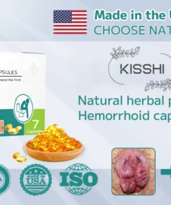 Kisshi™ Natural Herbal Strength Hemorrhoid Capsules