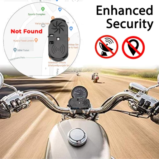 Lyseemin™ AI-Techology Motorcykel Signal Concealer Device