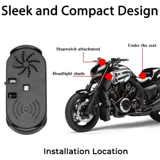 Lyseemin™ Yapay Zeka Teknolojisi Motorradsignalverdeckungsgerät