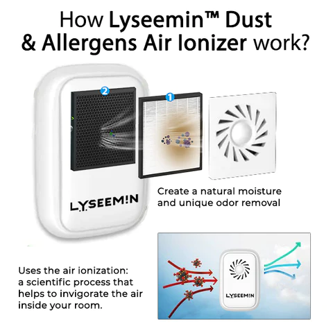 Lyseemin™ Staub- und Allergen-Luftionisator