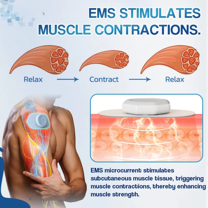 Lyseemin™ EMS Elektrische Muskelstimulationstherapie - Smartes tragbares Massagegerät