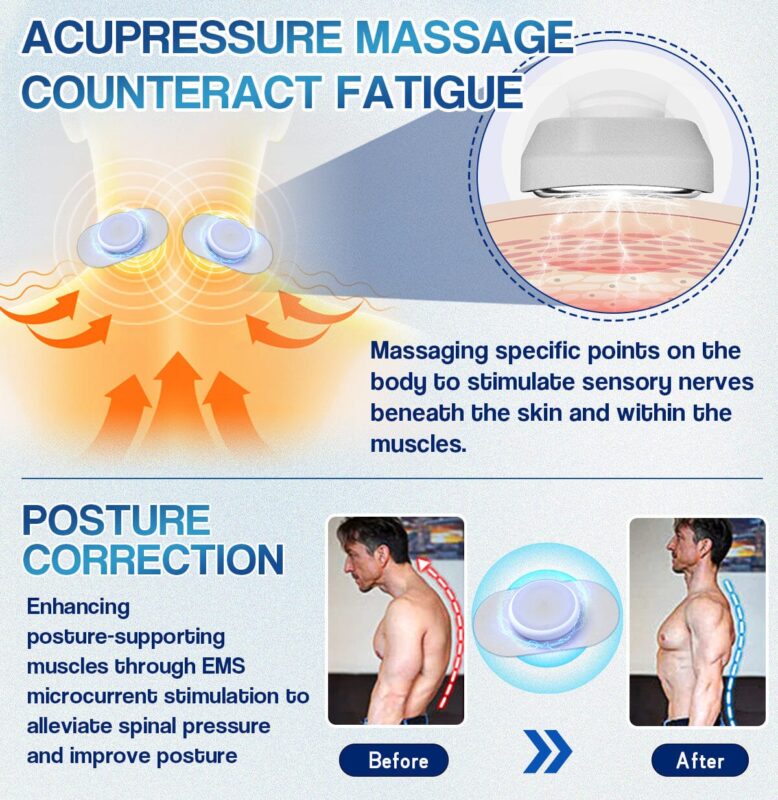Lyseemin™ EMS Elektrische Muskelstimulationstherapie - Smartes tragbares Massagegerät