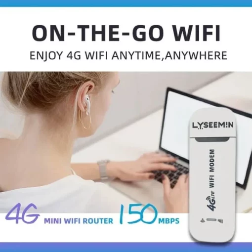 Lyseemin™ LTE рутер Безжичен USB мобилен широколентов адаптер