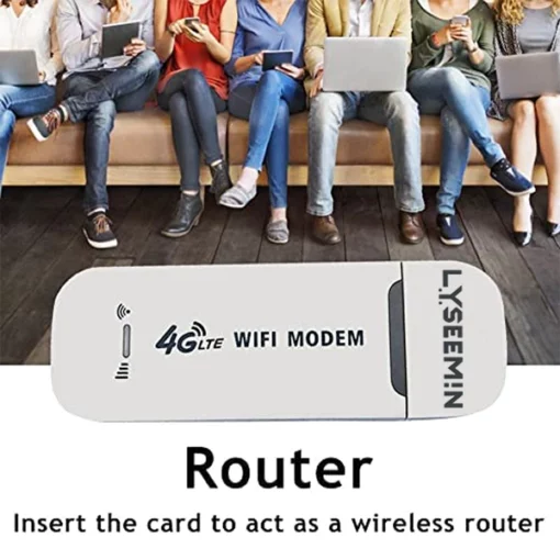 Lyseemin™ LTE Router Անլար USB շարժական լայնաշերտ ադապտեր
