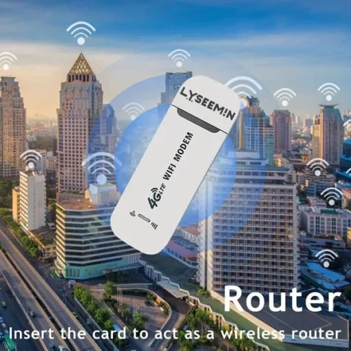 Lyseemin™ LTE Router vezeték nélküli USB mobil szélessávú adapter