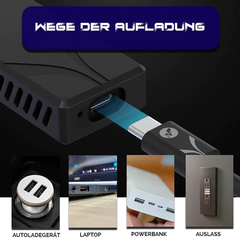 Lyseemin™ HIGH-RPM Tragbares elektrisches Heißluft-Schneefegegebläse