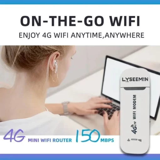 Lyseemin™ LTE Router Wireless USB Mobile Broadband Adapter