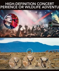 Lyseemin™ StellarView 500X Ultra-Portable Night Vision Binoculars