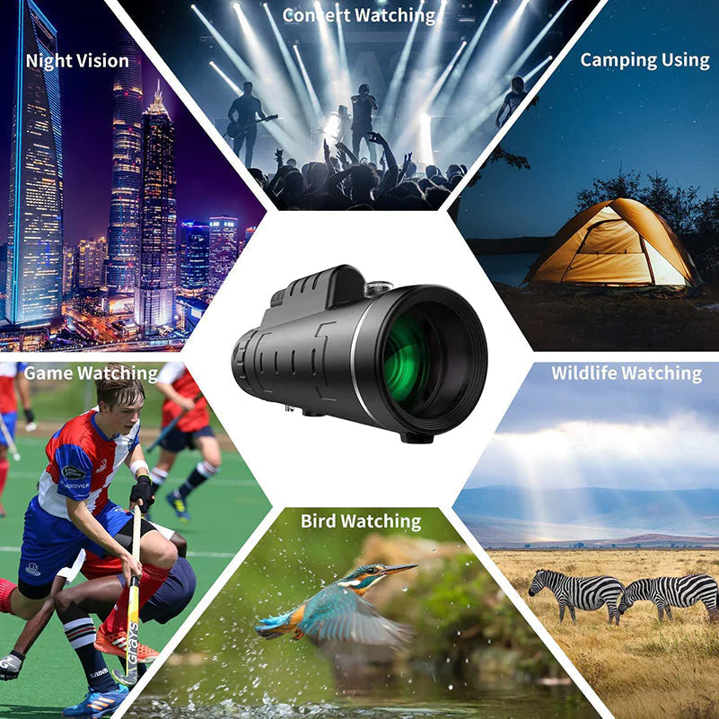 NOWORDUP 500X Night Vision Ultra-Portable Telescope