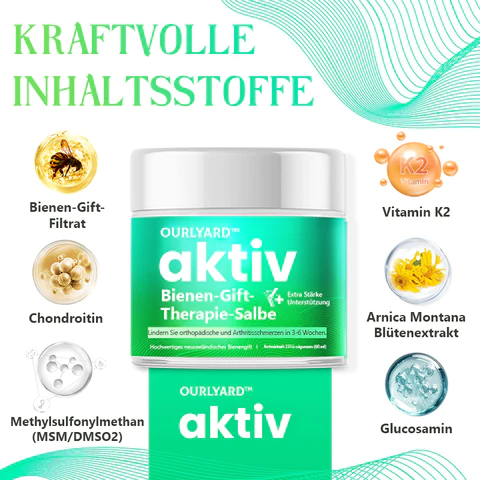 Ourlyard™ ACTIV Bienengift Gelenk- und Knochentherapiecreme
