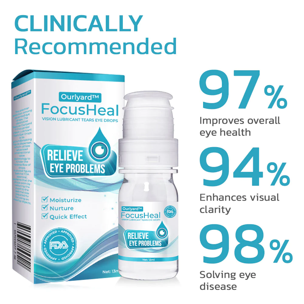 Ourlyard™ FocusHeal Vision Lubricant Tears Eye Drops