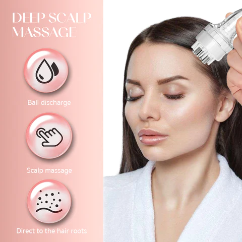 Rullo da massaggio drenante Oveallgo™ con ampolle per la forza dei capelli