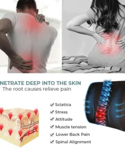 Oveallgo™ SUPER Lumbar and Sciatic Nerve Pain Herbal Heat Pad