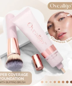 Oveallgo™ Super Coverage Foundation with Buffing Brush