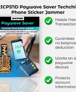 RICPIND 2 Paywave Saver Techchip Phone Sticker Jammer