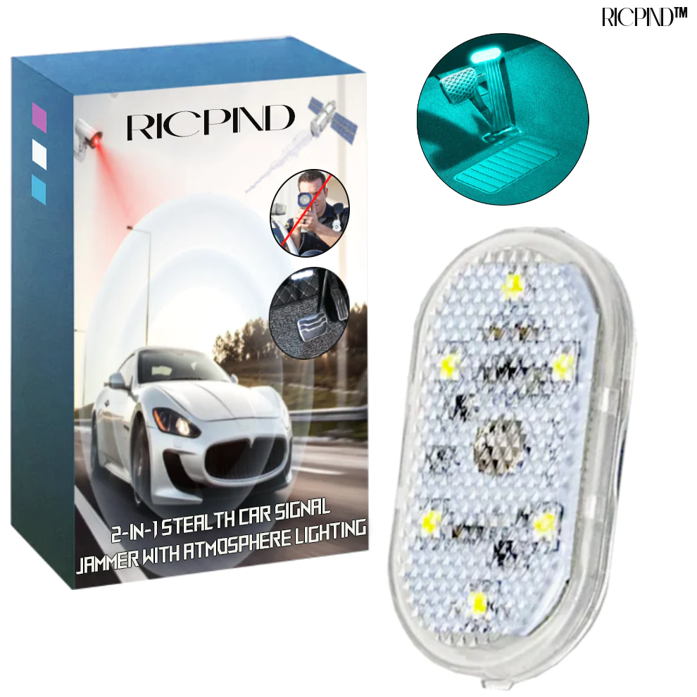 RICPIND 2-in-1 Stealth Car Signal Jammer with Atmosphere Lighting 2 -  Wowelo - Your Smart Online Shop