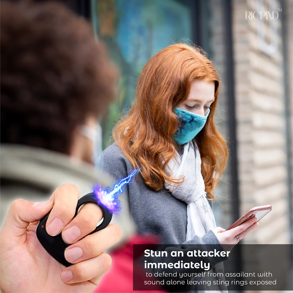 RICPIND 25M Volts Thunder Guard Stun Ring