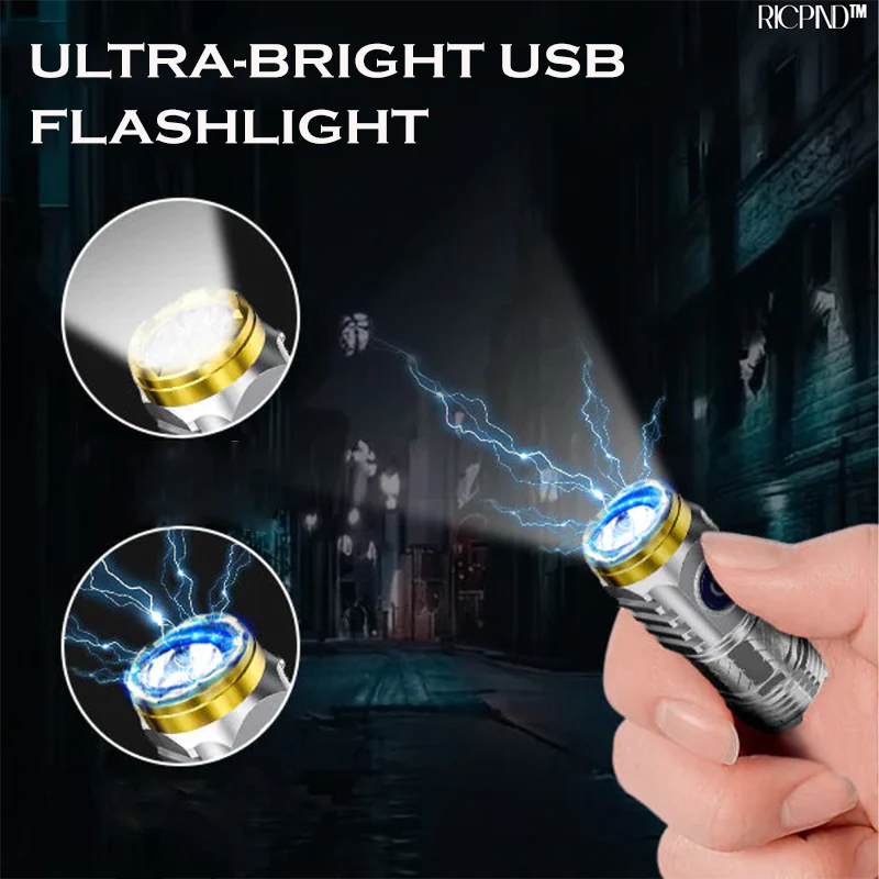 RICPIND 50M Volt Power Guardian USB zaklamp