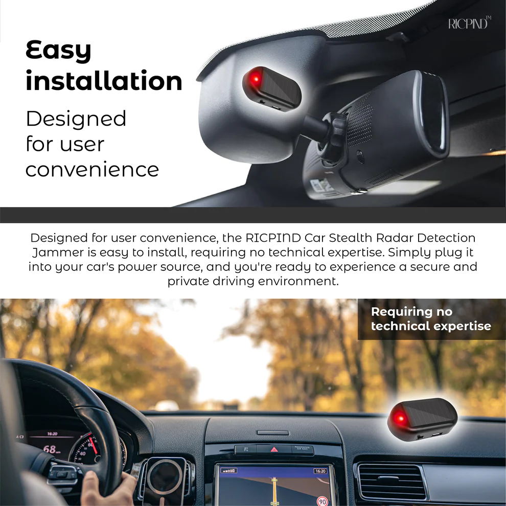 RICPIND Car Stealth Radar Detection Jammer - Wowelo - Your Smart