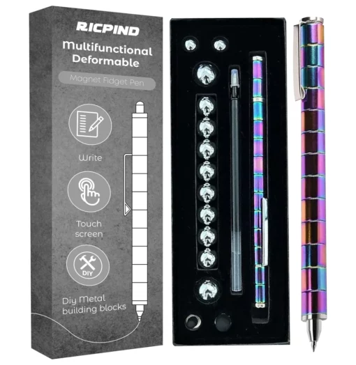 RICPIND Multifunktionel Deformerbar Magnet Fidget Pen