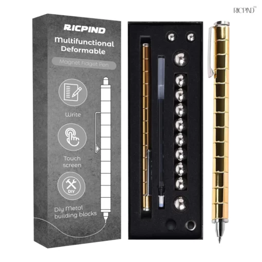 RICPIND Multifunctional Deformable Magnet Gelisah Pen