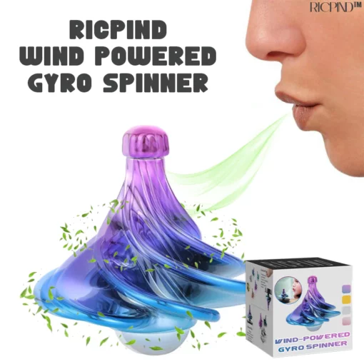 RICPIND Haizearen bidezko Gyro Spinner