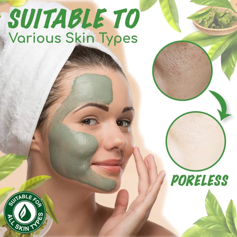 Seurico™ Green Tea Clay Mask Stick For Oil Control