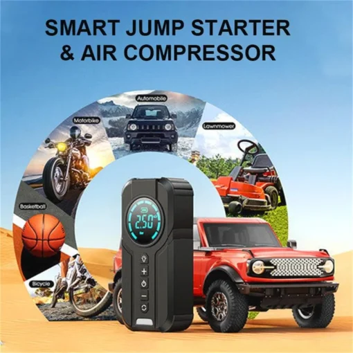 Lyseemin™ Smart Multipurpose Air Compressor - Jump Starters - Battery Charging Systems