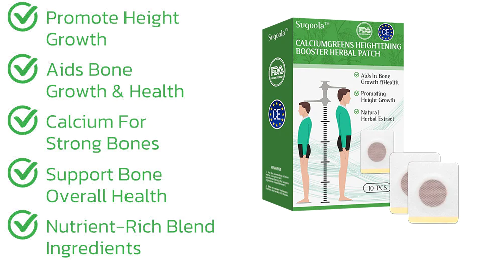 Sugoola™️ CalciumGreens Heightening Booster Kräuterpflaster - Bild 2