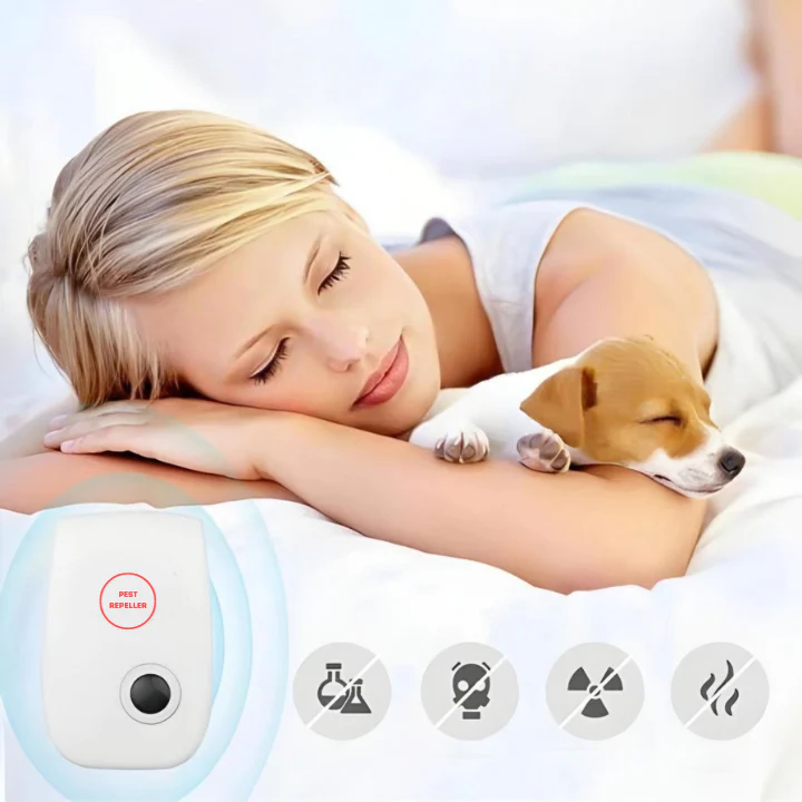 BuɗeChannel™Ultrasonic Rodents da Mai Rage Kwari