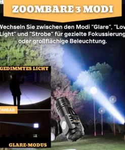 VisionElite™ LEISTUNGSSTARKE Taktische Taschenlampe