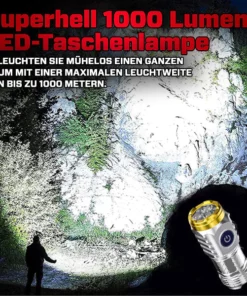 VoltGuard Elite 2 in 1 Militär-Taschenlampe