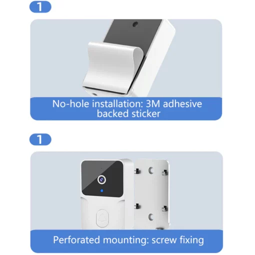 Vídeo inteligente de dupla utilização WiFi/Bluetooth e campainha de chamada