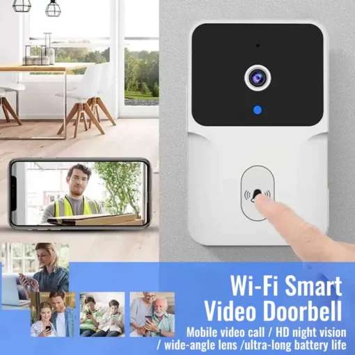 Timbre de llamada y vídeo inteligente de doble uso WiFi/Bluetooth