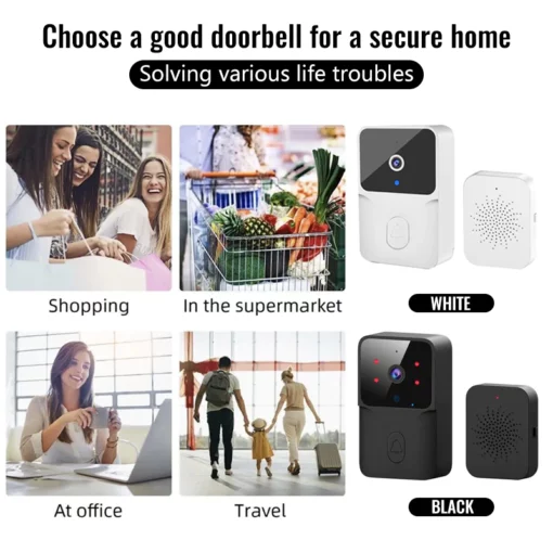 Wi-Fi/Bluetooth dual-eji smart vidiyo wee kpọọ mgbịrịgba ọnụ ụzọ