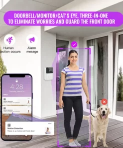 WiFi/Bluetooth dual-use smart video and call doorbell