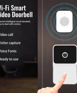 Intelligente Video- und Anruf-Türklingel mit doppeltem Verwendungszweck, WiFi/Bluetooth