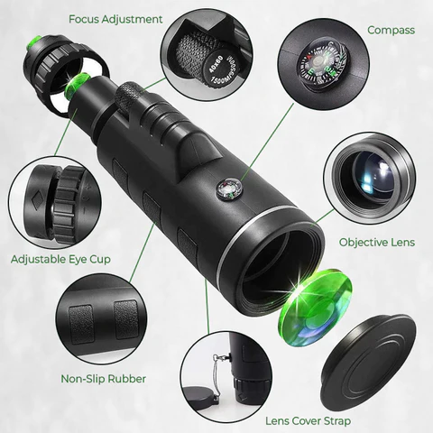 iRosesilk™ Nocturnal Quest Pocket Telescope