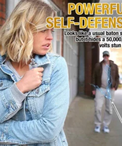 iRosesilk™ Ultra ElectricSpark 50,000,000 Volts Concealable Baton