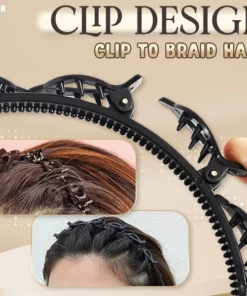 Fascia per capelli con clip facile da girare Aexzr™