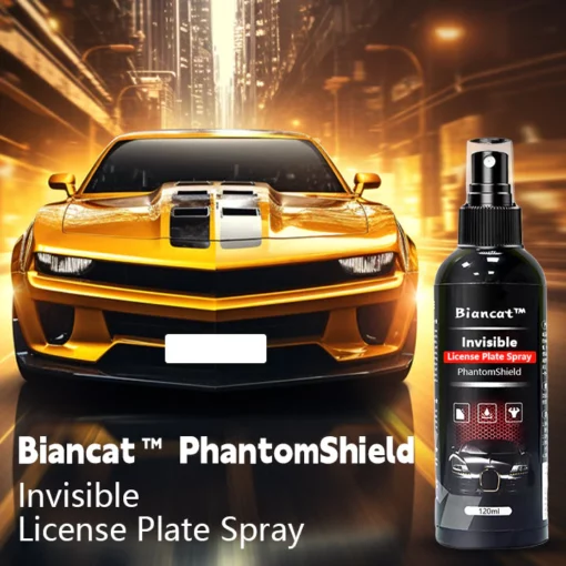 Biancat™ PhantomShield अदृश्य परवाना प्लेट स्प्रे