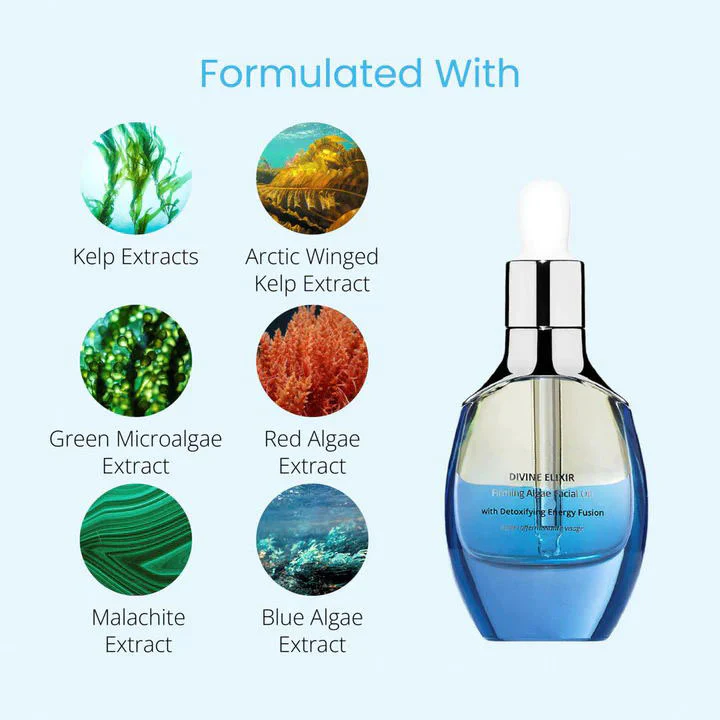 Divine Elixir Firming Algae Facial Oil - Patented Exclusive 