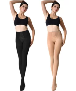 EXPECTSKY Tourmaline Ion Body Shaping Stretch Silk Stockings