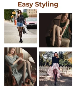 EXPECTSKY Tourmaline Ion Body Shaping Stretch Silk Stockings