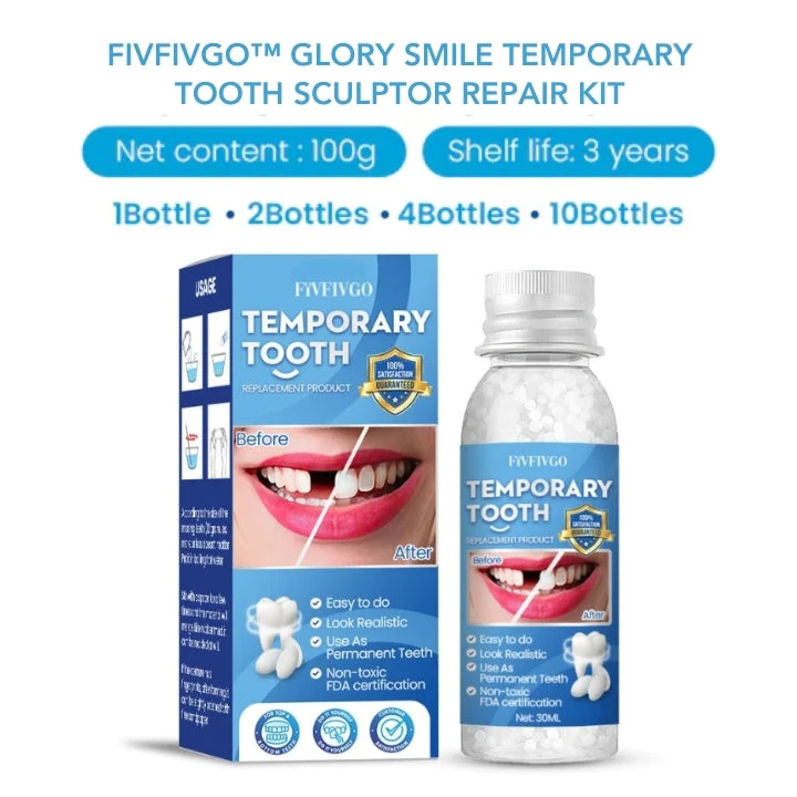 Fivfivgo™ Glory Smile Provisorisches Zahnbildhauer-Reparaturset