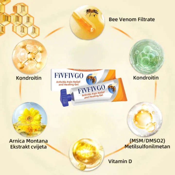 Fivfivgo™ Kanadisches Bienengift lindert Knochenschmerzen und repariert Knochenverletzungen Gel