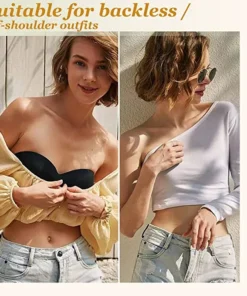 Full Support Non-Slip Convertible Bandeau Bra