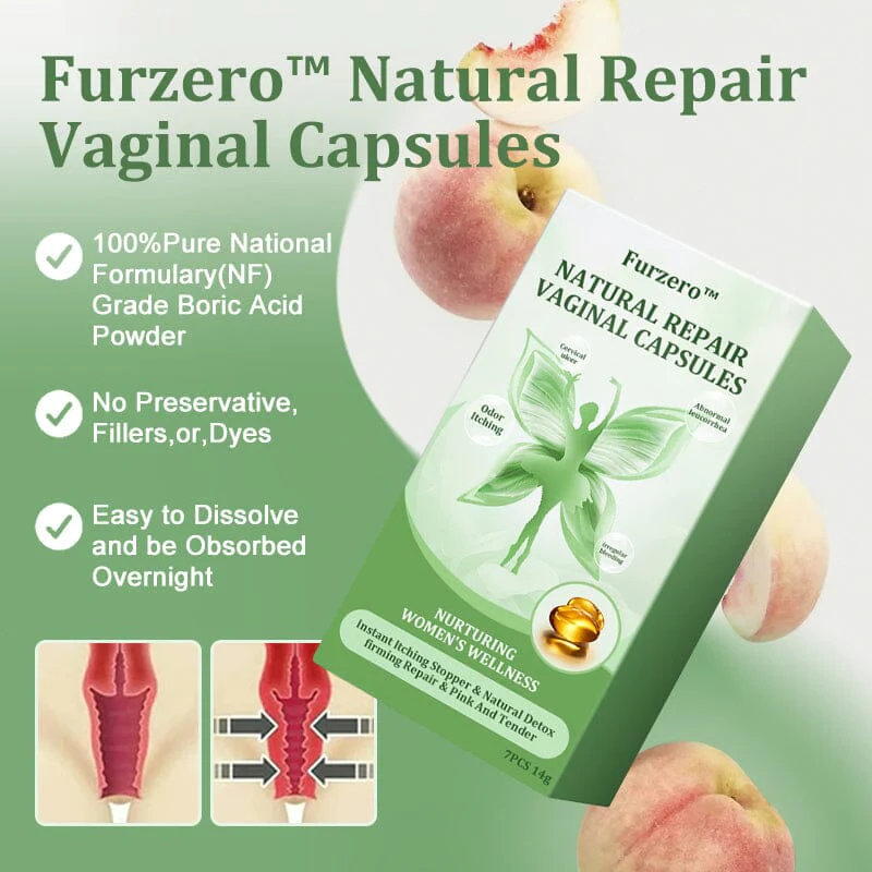 Furzero™ Instant Itch Relief & Natural Detox & Firming Repair & Pink and Tender Natural Capsules