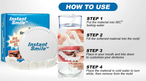 Instant Smile™ Temporary Teeth Kit