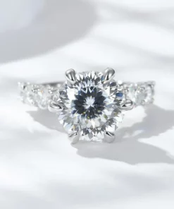 LIMETOW™ Magnetology Lymphvity Therapy Moissanite Diamond Ring